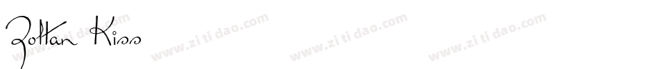 Zoltan Kiss字体转换